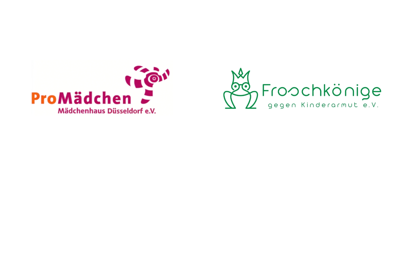 Logo ProMädchen und Froschkönige Spende HÖVELER HOLZMANN
